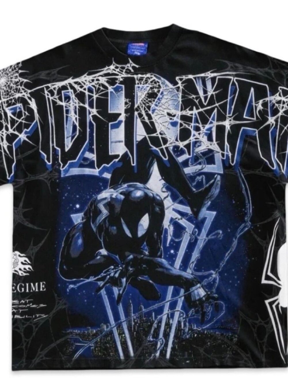 Civil Regime - Black Suit Spiderman - Rare Drop - Size Large - NWT